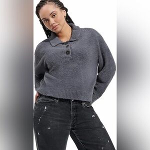 NWT UGG women’s Movery sweater knit polo style size Small cozy casual lounge